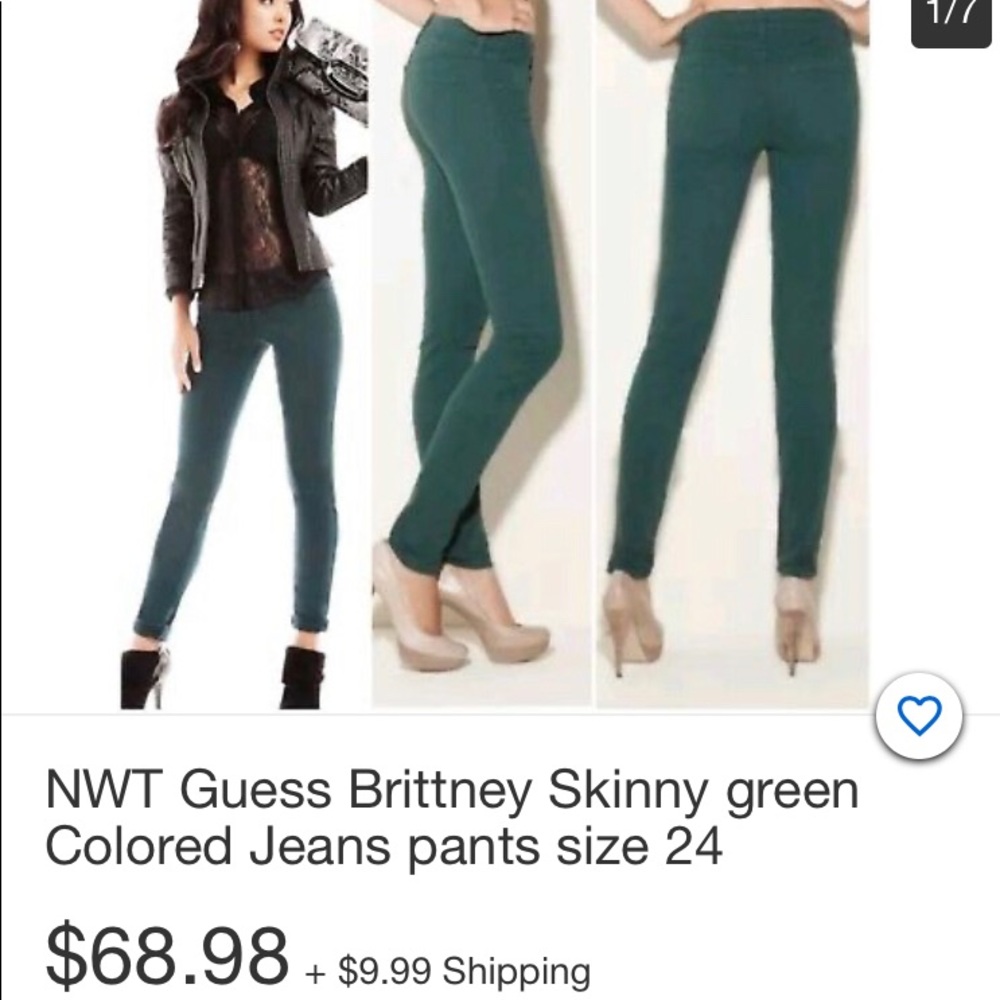 Guess Jeans - Brittney skinny green